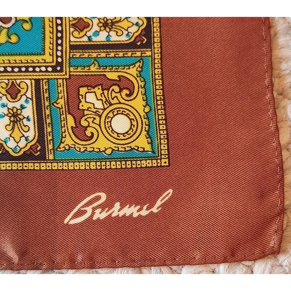 Womens Scarf Lot of 4 Burmel Talbots Unbranded Vintage Floral Tapestry Paisley